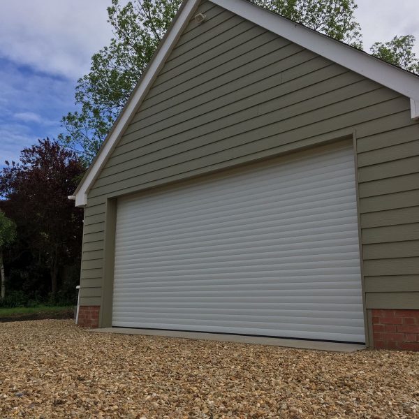 White Garage Door